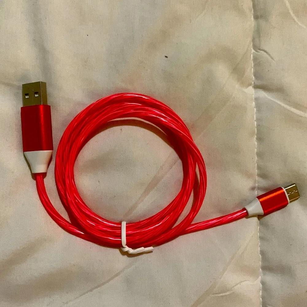 Type C Car Glowing Data Cable
